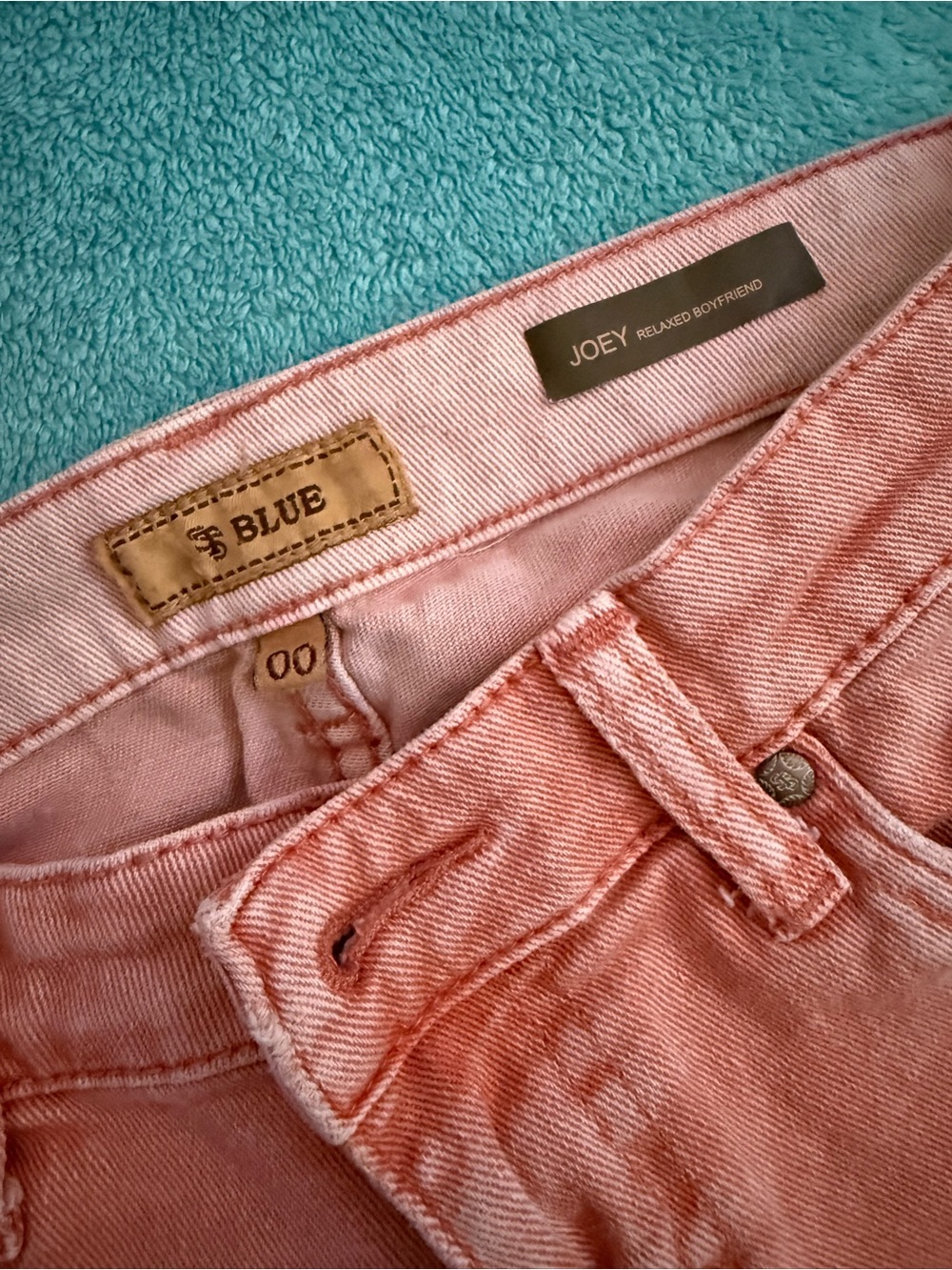 STS Blue JOEY Relaxed Boyfriend Jeans - Orange Wash